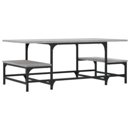 Berkfield Home Coffee Table Grey Sonoma 100x50.5x40 cm Engineered Wood - thumbnail 6