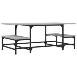 Berkfield Home Coffee Table Grey Sonoma 100x50.5x40 cm Engineered Wood - thumbnail 2