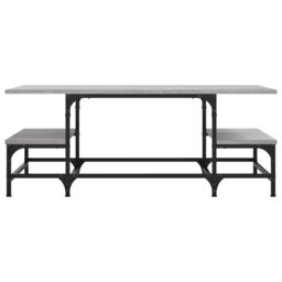 Berkfield Home Coffee Table Grey Sonoma 100x50.5x40 cm Engineered Wood - thumbnail 4