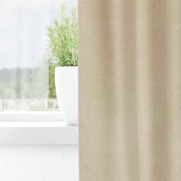 Berkfield Home Traditional Blackout Curtains with Hanging Loops 2 pcs Cream Velvet