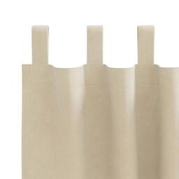 Berkfield Home Traditional Blackout Curtains with Hanging Loops 2 pcs Cream Velvet - thumbnail 6