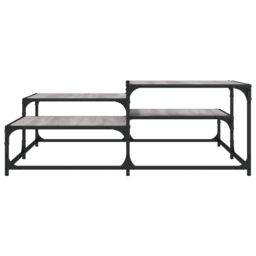 Berkfield Home Coffee Table Grey Sonoma 107x107x40 cm Engineered Wood - Size: 107 x 107 x 40 cm - thumbnail 4