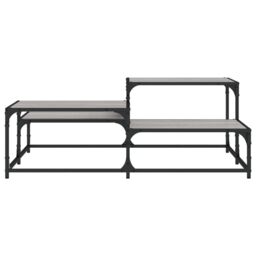 Berkfield Home Coffee Table Grey Sonoma 107x107x40 cm Engineered Wood - Size: 107 x 107 x 40 cm - thumbnail 5