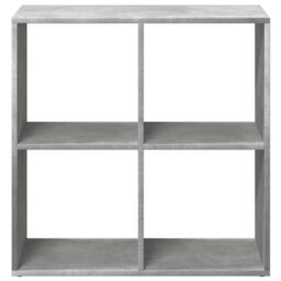 Berkfield Home Room Divider Bookcase Concrete Grey 69.5x29x69.5 cm Engineered Wood - thumbnail 5