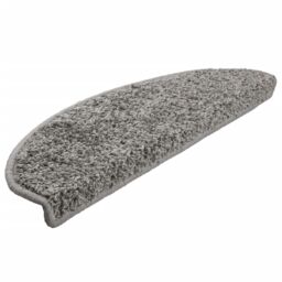 Berkfield Home Carpet Stair Treads 15 pcs Grey 65x21x4 cm - Size: Medium - thumbnail 3