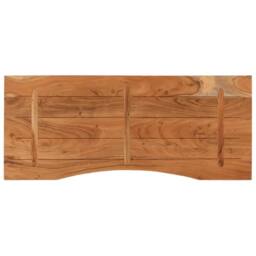 Berkfield Home Beautiful Desk Top 110x50x2.5 cm Rectangular Solid Wood Acacia in Brown - thumbnail 5