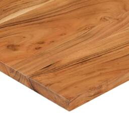Berkfield Home Beautiful Desk Top 110x50x2.5 cm Rectangular Solid Wood Acacia in Brown - thumbnail 8