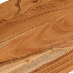 Berkfield Home Beautiful Desk Top 110x50x2.5 cm Rectangular Solid Wood Acacia in Brown - thumbnail 6