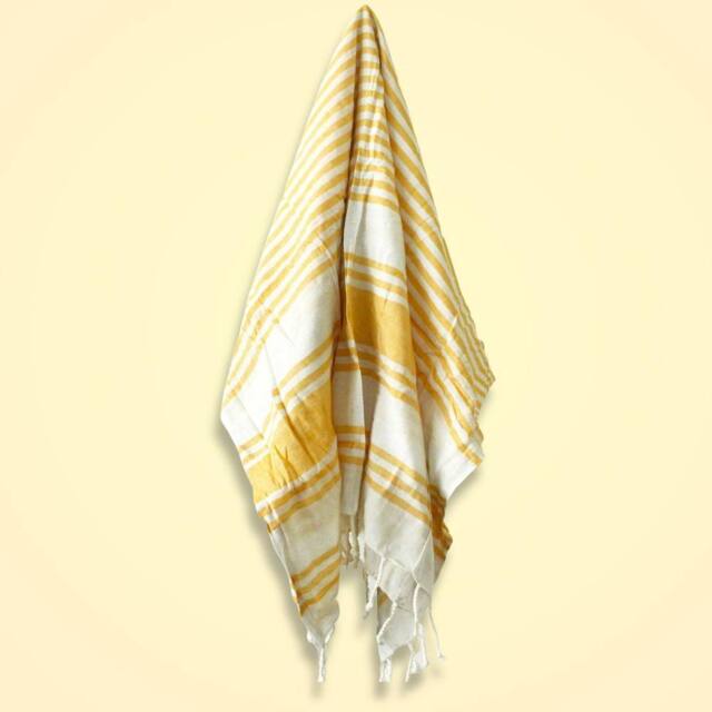 Serenityy Hamman Spa Towel - Sunrise Yellow - 90x170 cm - Size: Bath Sheet - image 1