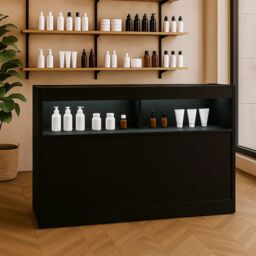 Monstershop LED Retail Shop Counter B1500 - Black - thumbnail 5