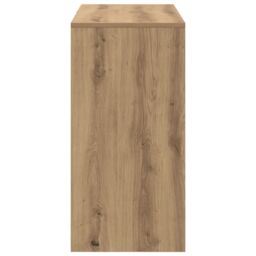 Berkfield Home Brown Writing Desk Artisan oak Engineered wood Compact Storage - thumbnail 6