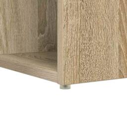 Berkfield Home Computer Desk Sonoma oak Engineered wood Medium Computer Desk in Light Tan - thumbnail 9