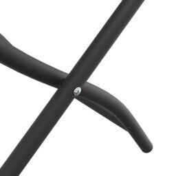 Berkfield Home Folding Garden Chairs 2 pcs Anthracite 42x52x82 cm Powder-coated Steel - Size: 42 x 52 x 82 cm - thumbnail 8