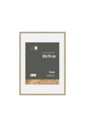 nielsen Skava 50 x 70cm Wooden Picture Frame With 40x60cm Mount & Glass Front in Light Oak - Size: 50 x 70 cm