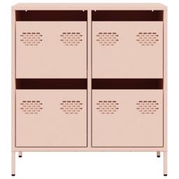 Berkfield Home Sideboard¬†Pink 68x39x73.5 cm Cold-rolled Steel in Pink - thumbnail 5