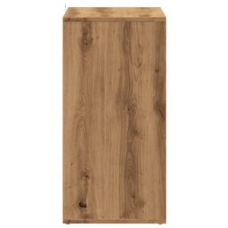 Berkfield Home Shoe Cabinet Artisan Oak 60x35x70 cm Engineered Wood in Brown - Size: 60 x 35 x 70 cm - thumbnail 6
