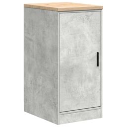 Berkfield Home Garage Cabinets 2 pcs Concrete Grey Engineered Wood - thumbnail 6