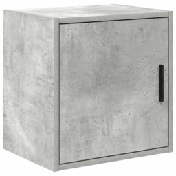 Berkfield Home Garage Cabinets 2 pcs Concrete Grey Engineered Wood - thumbnail 7