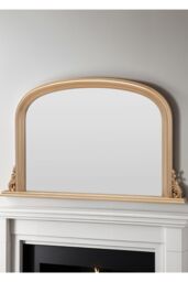 Yearn Mirrors Overmantle Gold Classic Mirror 122(w) x 77cm(h) in Metallic Gold - thumbnail 1