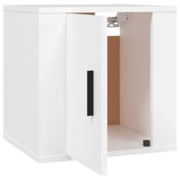 Berkfield Home Wall Mounted TV Cabinets 2 pcs White 40x34.5x40 cm - thumbnail 7