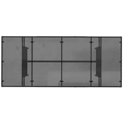 Berkfield Home Modern 9 Piece Garden Dining Set Black Poly Rattan - thumbnail 8