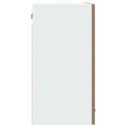 Berkfield Home Hanging Glass Cabinet Lyon Artisan Oak 80x31x60 cm Engineered Wood in Brown - Size: 80 x 31 x 60 cm - thumbnail 5