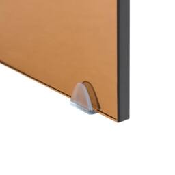 Wyld and Coco Modena Brown Tempered Glass Coffee Table 100 x 50 cm - thumbnail 6