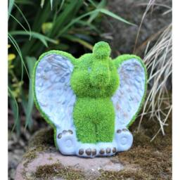 SPETLEK Garden Ornament Elephant Animal in Green - thumbnail 2