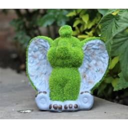 SPETLEK Garden Ornament Elephant Animal in Green - thumbnail 5