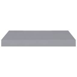 Berkfield Home Durable Floating Wall Shelves 2 pcs Grey 50x23x3.8 cm MDF - thumbnail 4