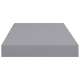 Berkfield Home Durable Floating Wall Shelves 2 pcs Grey 50x23x3.8 cm MDF - thumbnail 5