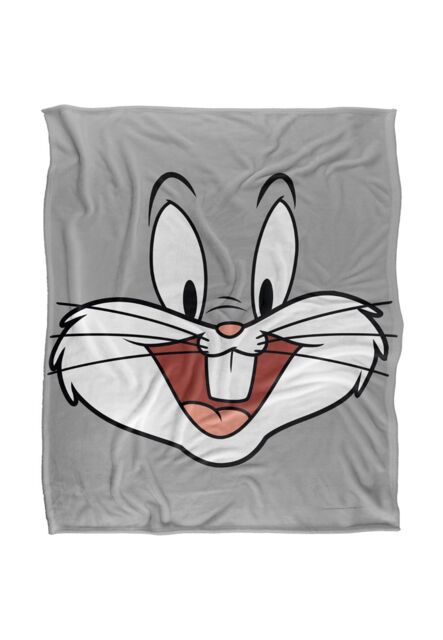 Warner Brothers Looney Tunes Officially Licensed Silky Touch Super Soft Throw Blanket 152 x 127 cm in White - image 1