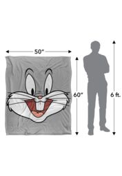 Warner Brothers Looney Tunes Officially Licensed Silky Touch Super Soft Throw Blanket 152 x 127 cm in White - thumbnail 5