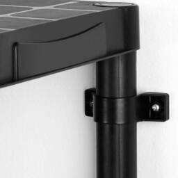 VonHaus 4 Tier Garage Shelving Units in Black - thumbnail 5