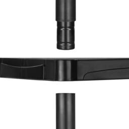 VonHaus 4 Tier Garage Shelving Units in Black - thumbnail 6