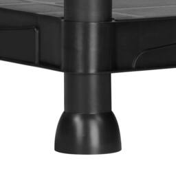 VonHaus 4 Tier Garage Shelving Units in Black - thumbnail 7