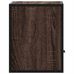 Berkfield Home Wall-mounted Bedside Cabinets 2 pcs Brown Oak 40x31x39.5 cm - thumbnail 7