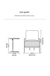 MH London Alina Side Table Solid Wood Bedside Table for Living Room & Bedroom in Walnut - thumbnail 8