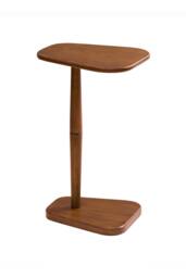 MH London Alina Side Table Solid Wood Bedside Table for Living Room & Bedroom in Walnut - thumbnail 4