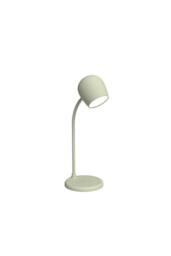 Kreafunk Ellie Lamp with Wireless Charger & Bluetooth Speaker - Dusty Olive - thumbnail 1