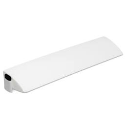Costway Full Size Bed Wedge Pillow Bolster Triangle Pillow Long Gap Filler Side Pocket in White