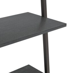 Berkfield Home 3-Tier Leaning Shelf Black 64x34x116 cm - Size: 64 x 34 x 116 cm - thumbnail 6