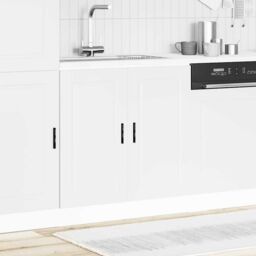 "Berkfield Home Sink Base Cabinet¬†""Porto"" White 80x46x81.5 cm¬†Engineered Wood - Size: 80x46x81.5 cm" - thumbnail 3