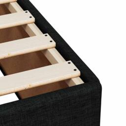 Berkfield Home Bed Frame without Mattress Black¬†Super King Fabric in Black - Size: Super King - thumbnail 7