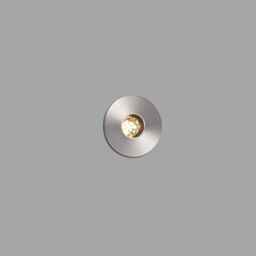 Netlighting Grund LED Small Outdoor In Ground Recessed Spotlight Matt Nickel IP67 in Grey - thumbnail 1