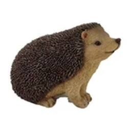 EONLION Cute Hedgehog Garden Animal Decoration Statue Lawn Ornament in Brown - thumbnail 3