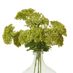 Hill Interiors Sedum Spray Artificial Flower in Green - thumbnail 3