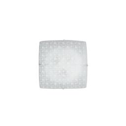 Netlighting PAMELA LED Patterned Glass Ceiling Light White 1480lm 4000K 30x30cm - Size: 30x30 cm - thumbnail 1