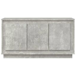 Berkfield Home Sideboard Concrete Grey 102x35x55 cm Engineered Wood - Size: 102 x 35 x 55 cm - thumbnail 5