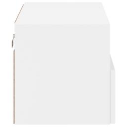 Berkfield Home TV Wall Cabinet White 60x30x30 cm Engineered Wood - Size: 60 x 30 x 30 cm - thumbnail 9
